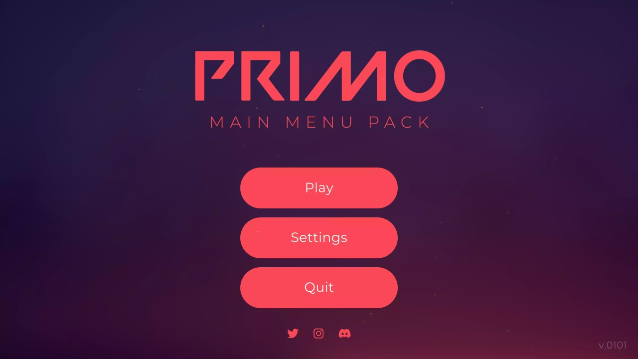 Screenshot #4 - Primo - Minimalist Main Menu Pack