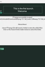Screenshot #2 - Утилита Clever FFmpeg-GUI v3.1.7 + ffmpeg