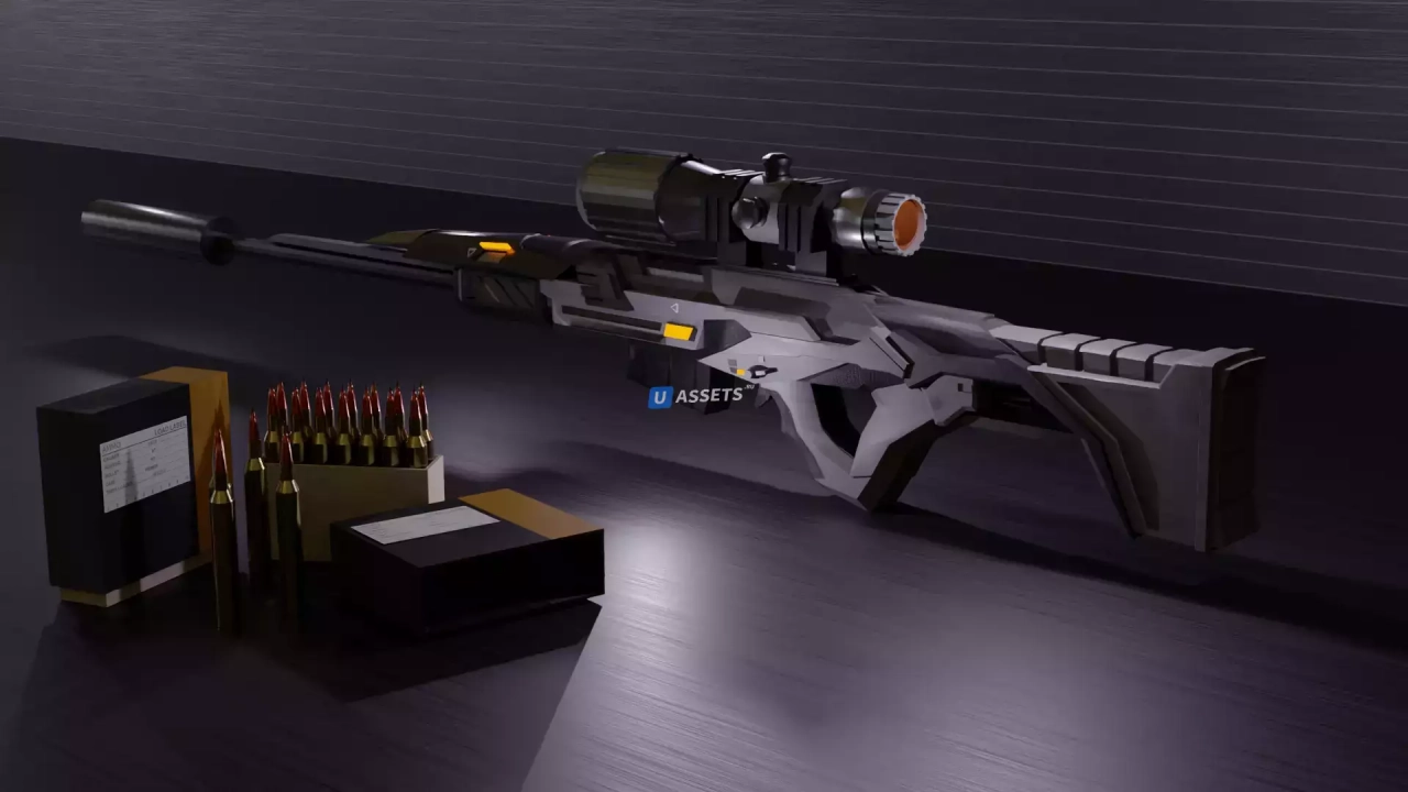 Screenshot #4 - Futuristic Scifi Weapons Pack