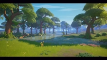 Stylized Swamp Forest