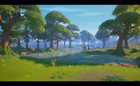 Stylized Swamp Forest