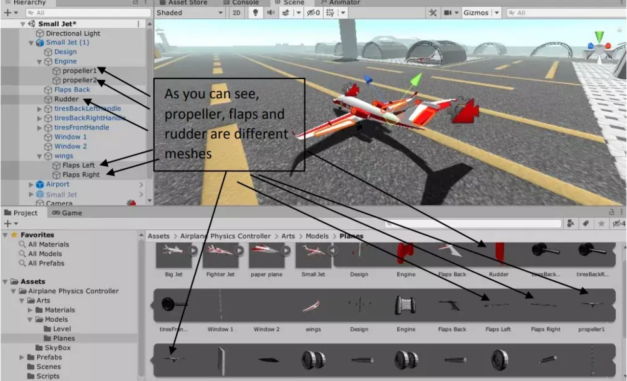 Screenshot #4 - Airplane Physics Controller