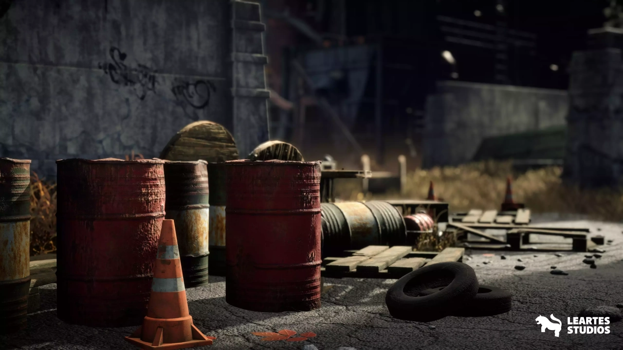Screenshot #2 - Abandoned Industrial Factory Environment