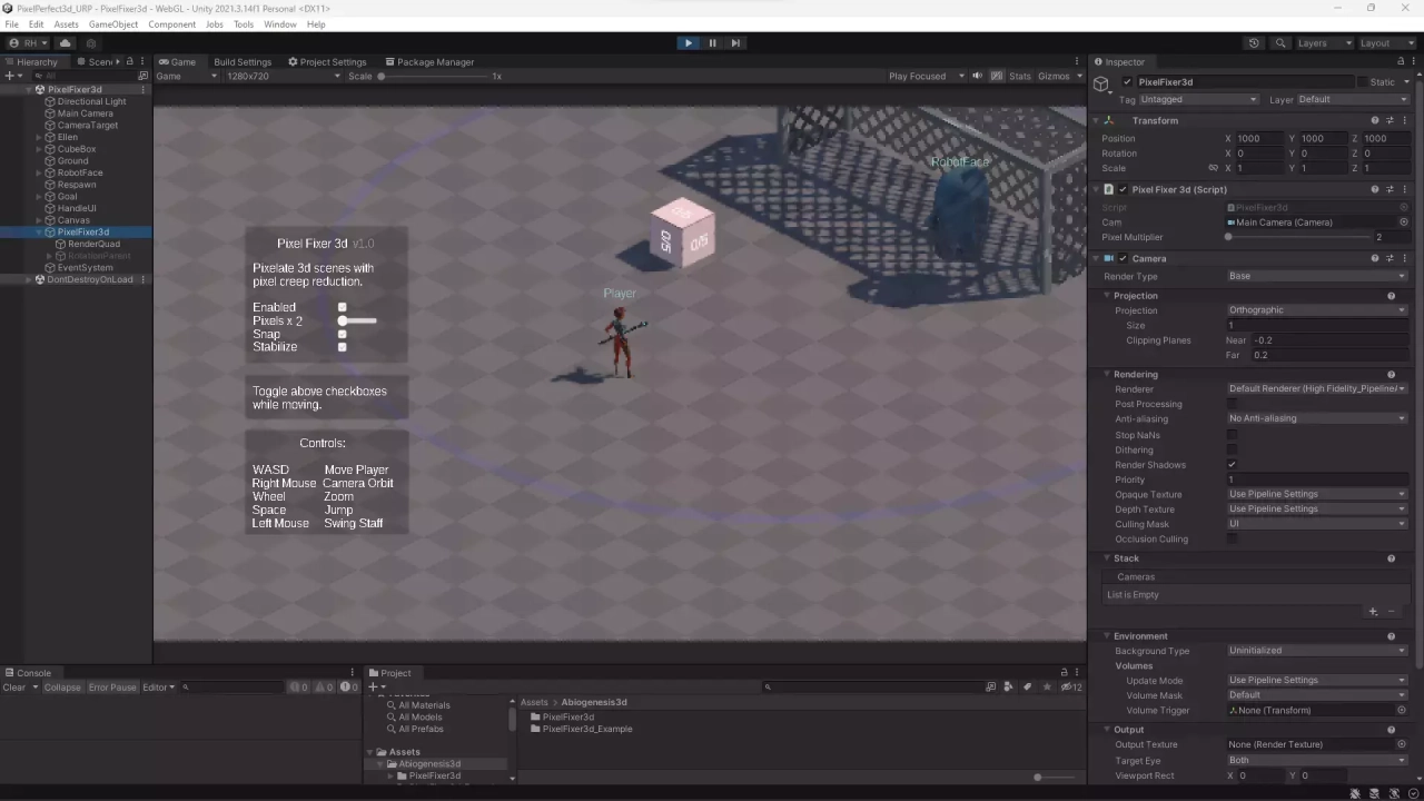 Screenshot #3 - UPixelator - Pixelize 3d Scenes