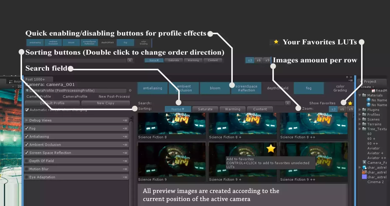 Screenshot #3 - 1000 LUTs for Post Processing