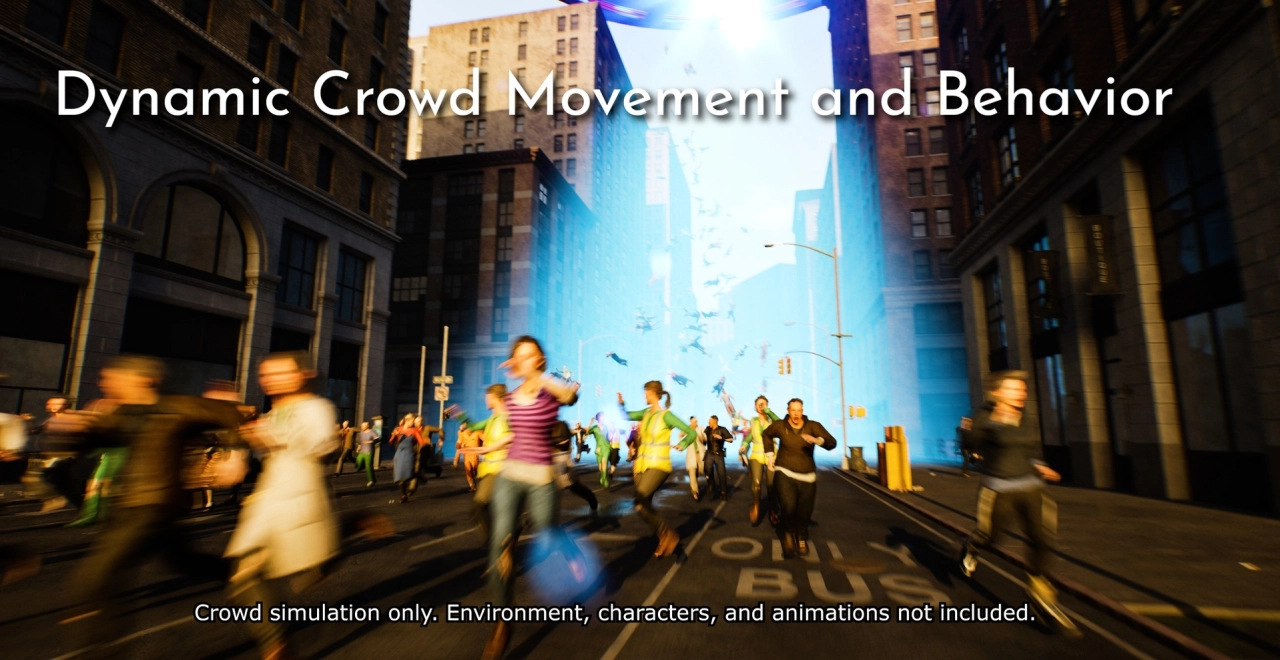 Screenshot #3 - OverCrowd - Massive Crowd Simulation