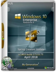 Windows 10 Enterprise x64 1803 RS4 April 2018 by Generation2