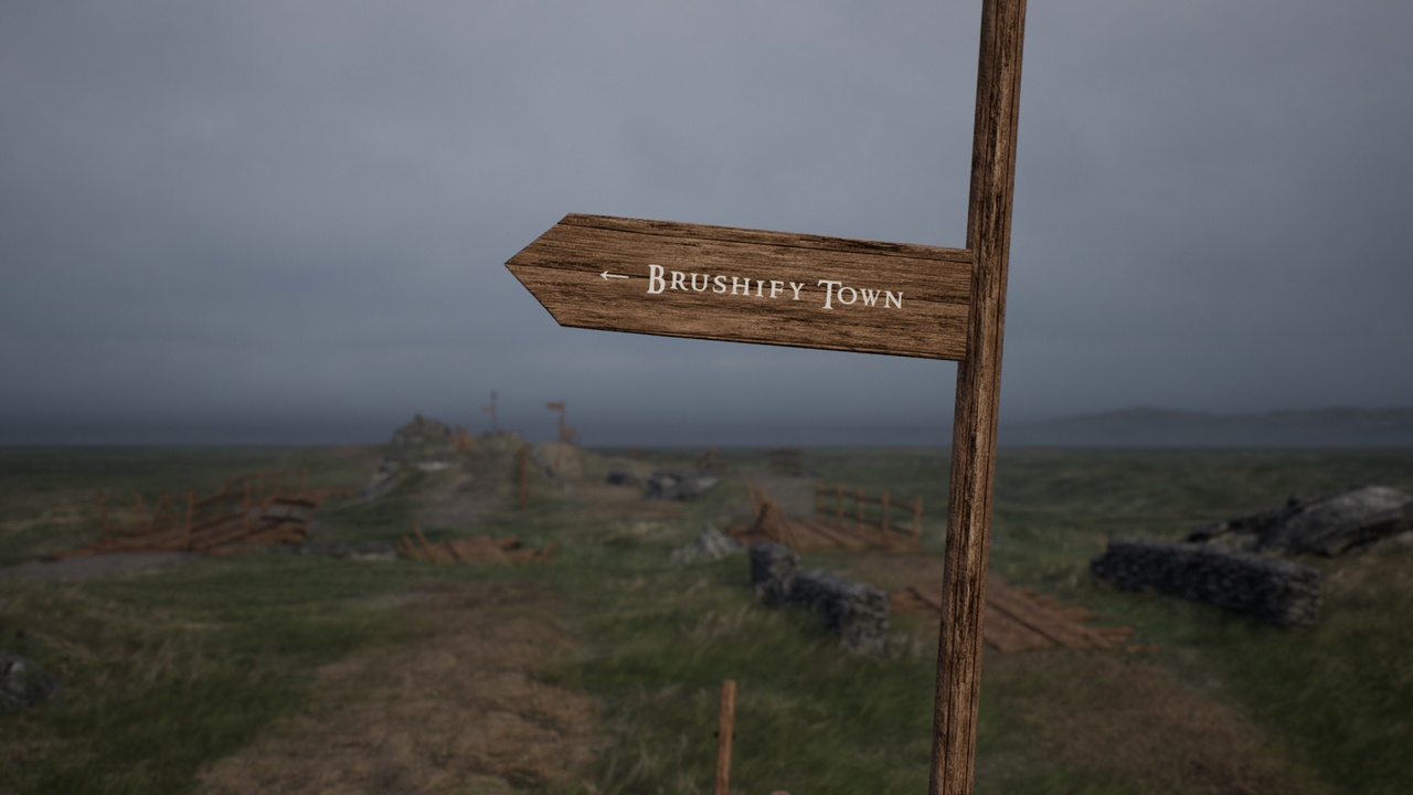 Screenshot #3 - Brushify – Natural Roads Pack for (Unreal Engine 5.5)