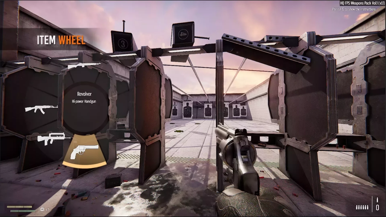 Screenshot #4 - HQ FPS Weapons - FPS Template