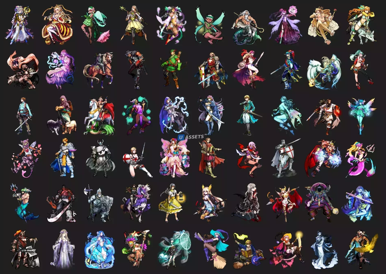 Screenshot #2 - 2D Character Pack Vol 4