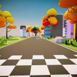 Screenshot #2 - Low Poly Racing Environment