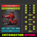 Screenshot #3 - Futuristic Tanks Builder & Animation