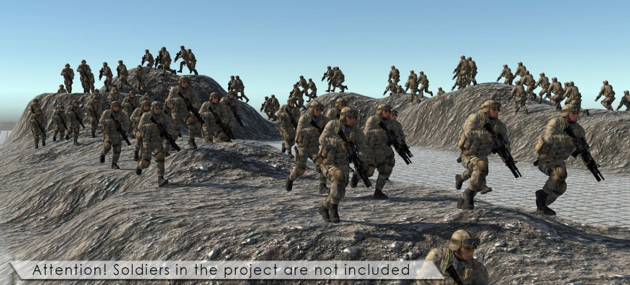 Screenshot #3 - People Path Creator — Crowd & Pedestrian Simulation Tool for Unity