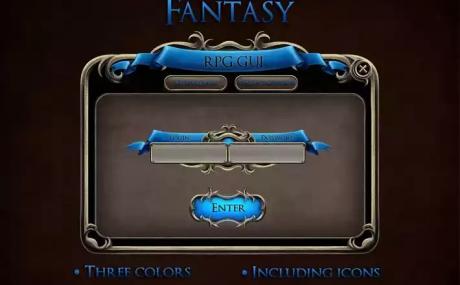Fantasy RPG User Interface