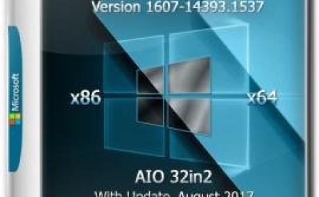 Windows 10 Version 1607 (14393.1537) x86-x64 AIO
