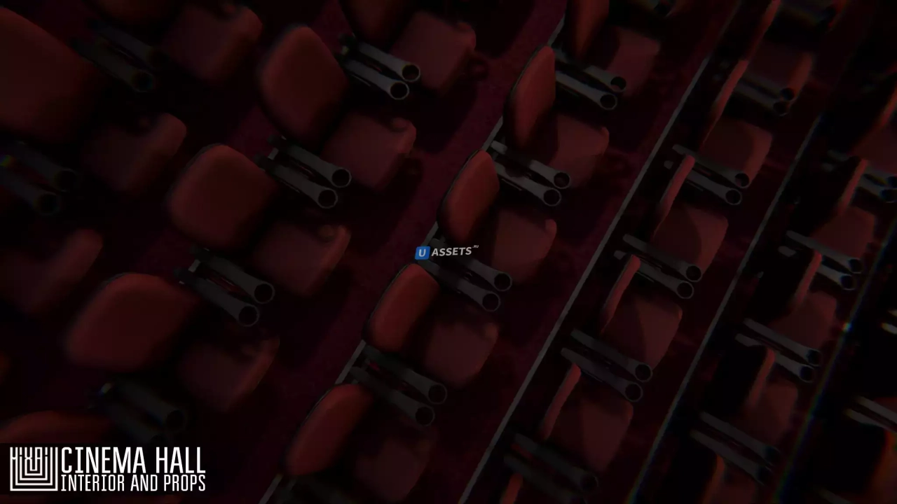Screenshot #3 - Cinema hall - interior and props