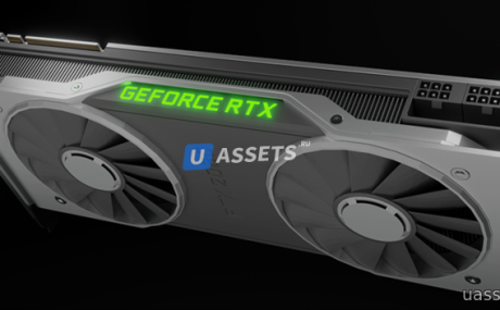3D Model Nvdia GeForce RTX 2080