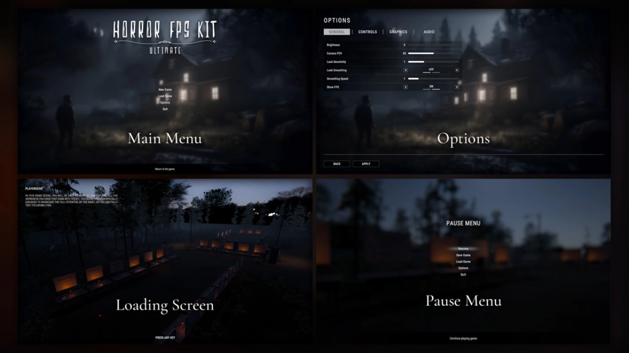 Screenshot #4 - UHFPS - Ultimate Horror FPS KIT (URP)