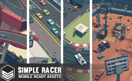 Simple Racer - Cartoon Assets