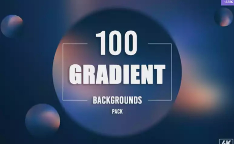 100 Gradient Backgrounds