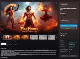 Fire Power Ability Animation Pack (UE5.7)
