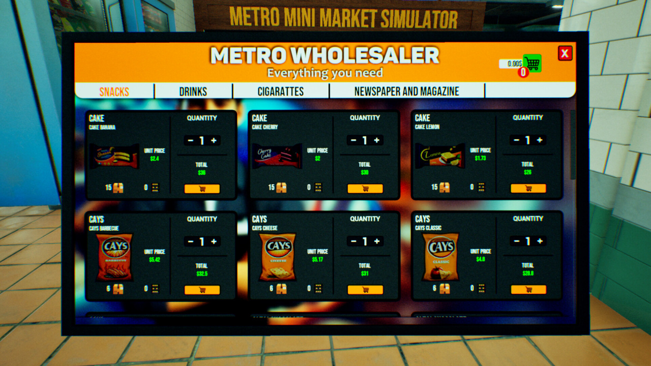 Screenshot #4 - Metro Mini Market Simulator