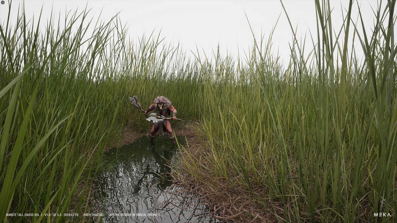 Screenshot #1 - Nanite Tall Grass Vol.1 UE5