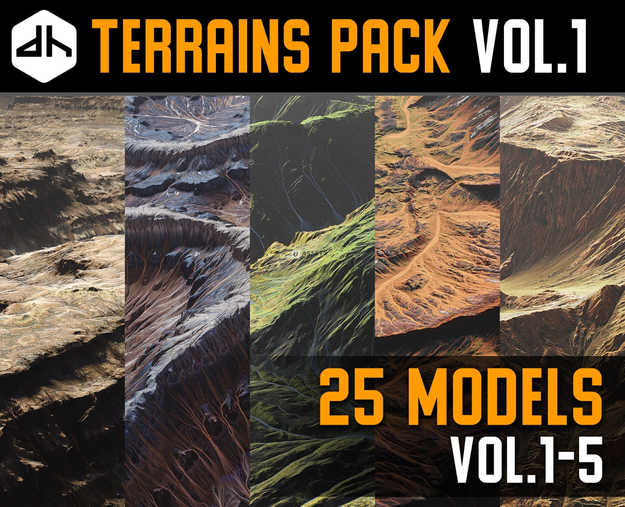 Screenshot #1 - Terrains Pack Vol.1