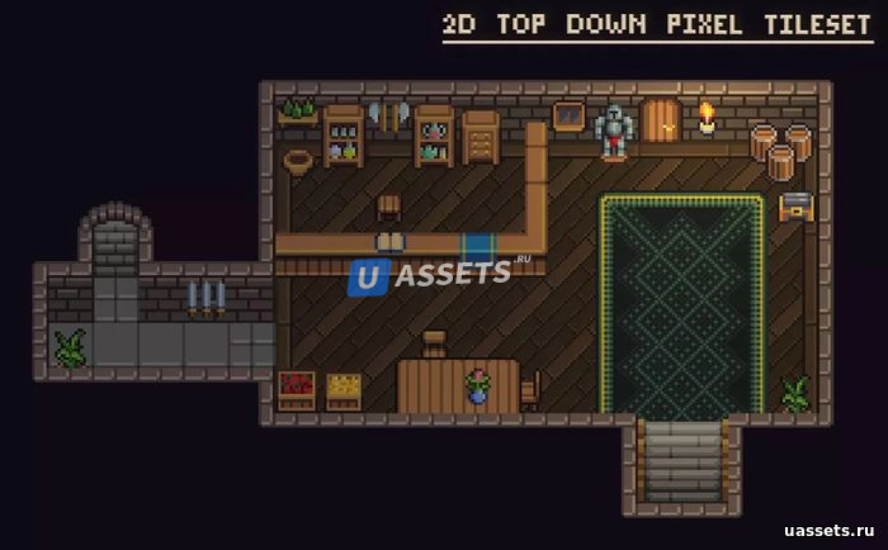 Screenshot #3 - 2D Top down pixel tilese