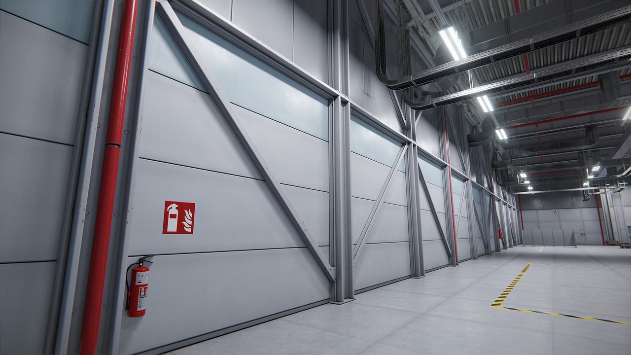 Screenshot #4 - Factory/Warehouse Interior Modular Pack  (Unreal Engine)