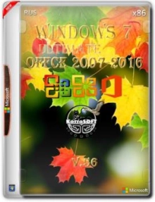 Windows 7 SP1 Ultimate KottoSOFT x86 + Office 2007-2016