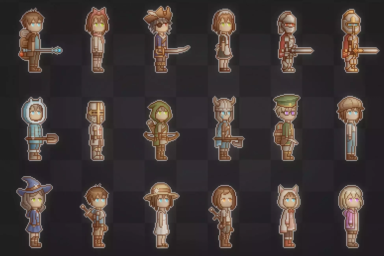 Screenshot #1 - Customizable Pixel Character