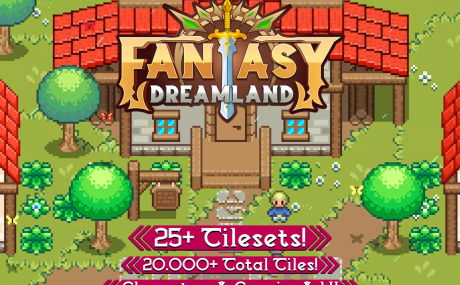 2D TopDown Tilesets Fantasy Dreamland