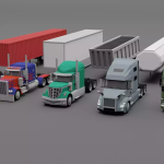 Screenshot #2 - Low Poly Truck Pack