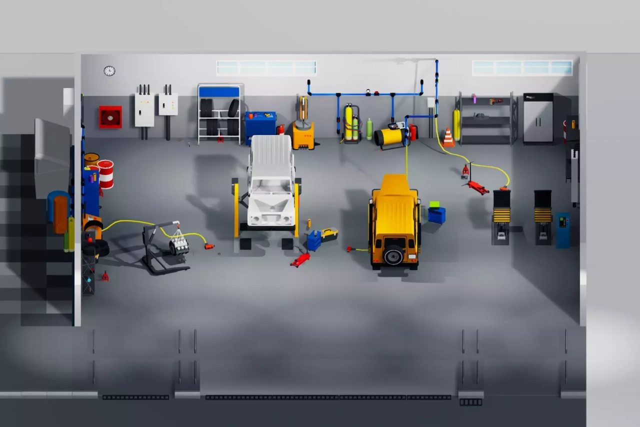 Screenshot #3 - Megapoly.Art - Mechanic Shop Pack