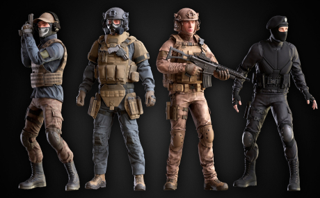 Military Soldier Mega Bundle UE5