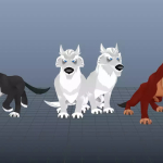 Screenshot #1 - Wolves animated pack
