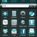 Screenshot #3 - THEME CYANOGEN GO LAUNCHER EX 1.38