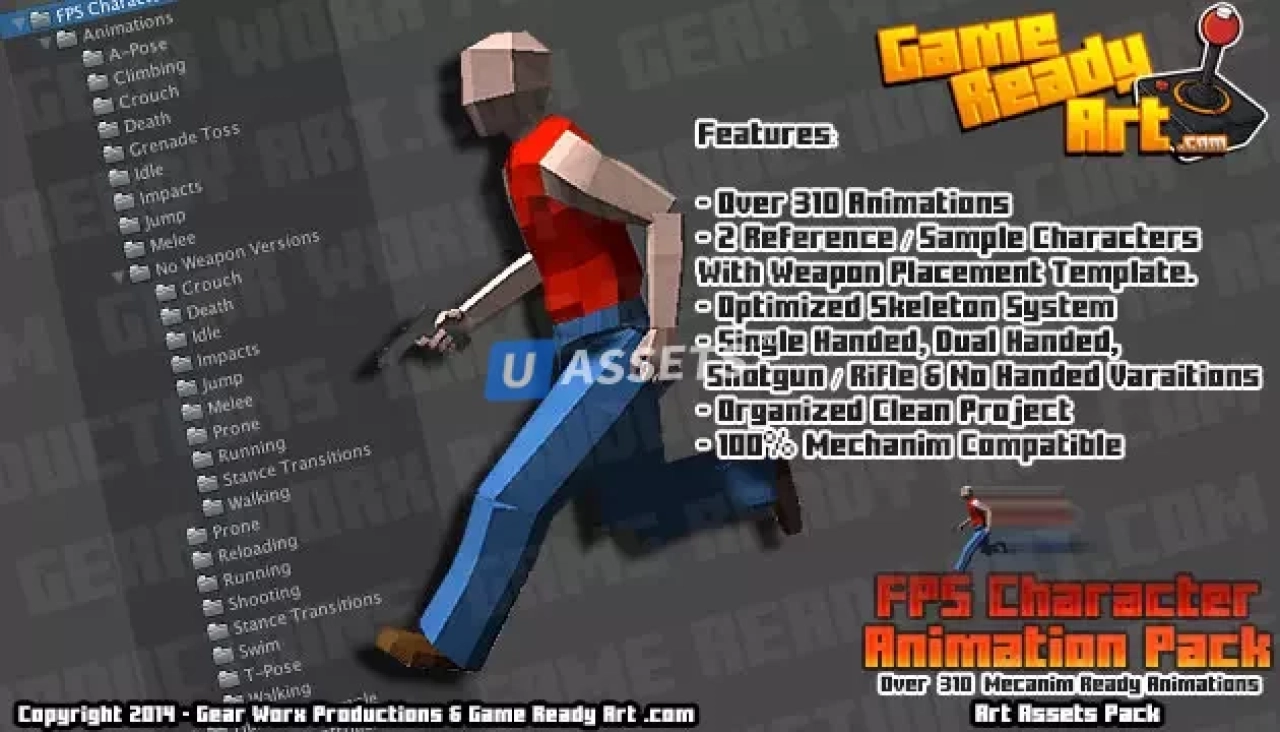 Screenshot #2 - FPS Character Animation Pack