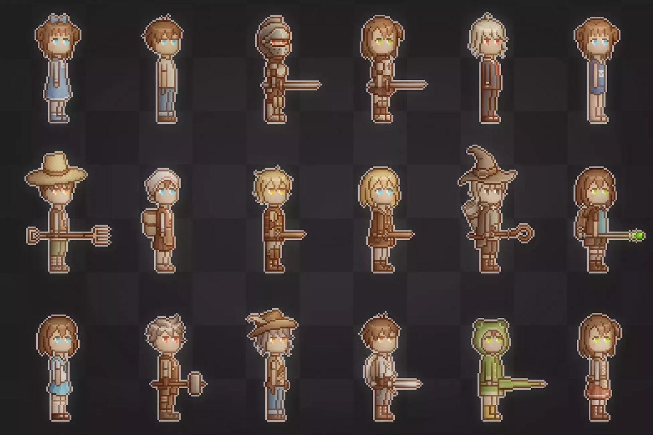Screenshot #2 - Customizable Pixel Character
