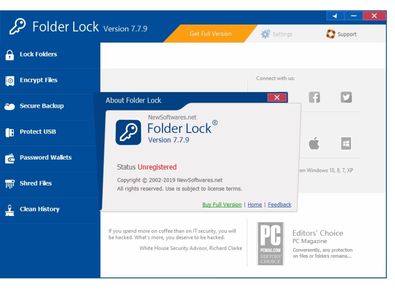 Screenshot #2 - Folder Lock