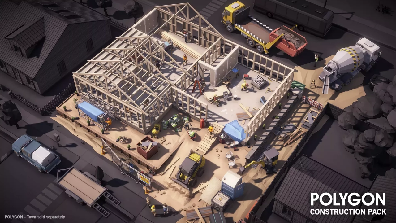 Screenshot #4 - POLYGON Construction - Low Poly 3D Art by Synty