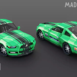 Screenshot #3 - PIXELGON Muscle Cars Pack - Low Poly Pixel Art 3D