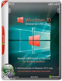 Windows 10 Enterprise LTSC 2019 17763.316 Version 1809 x86/x64 [2in1] DVD