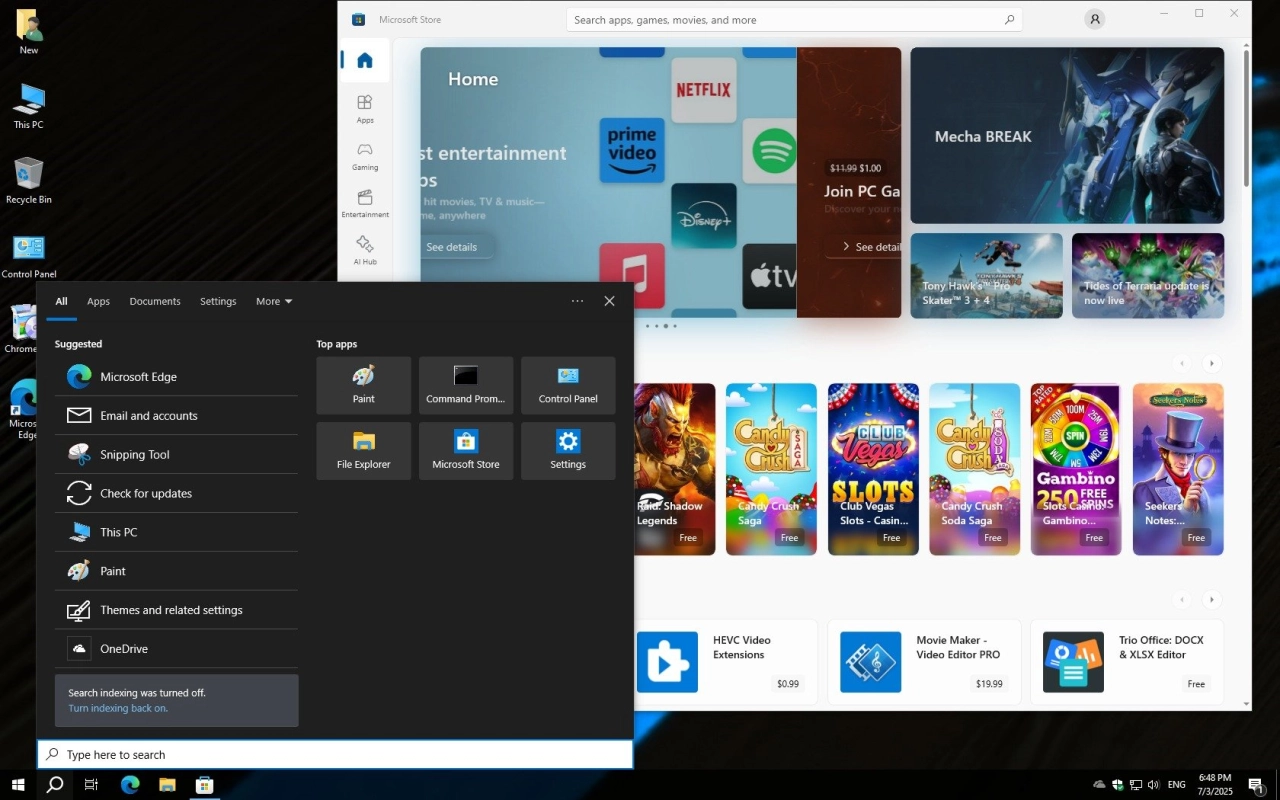 Screenshot #6 - Windows 10 Pro x64 22H2 Build 19045.6036 FULL