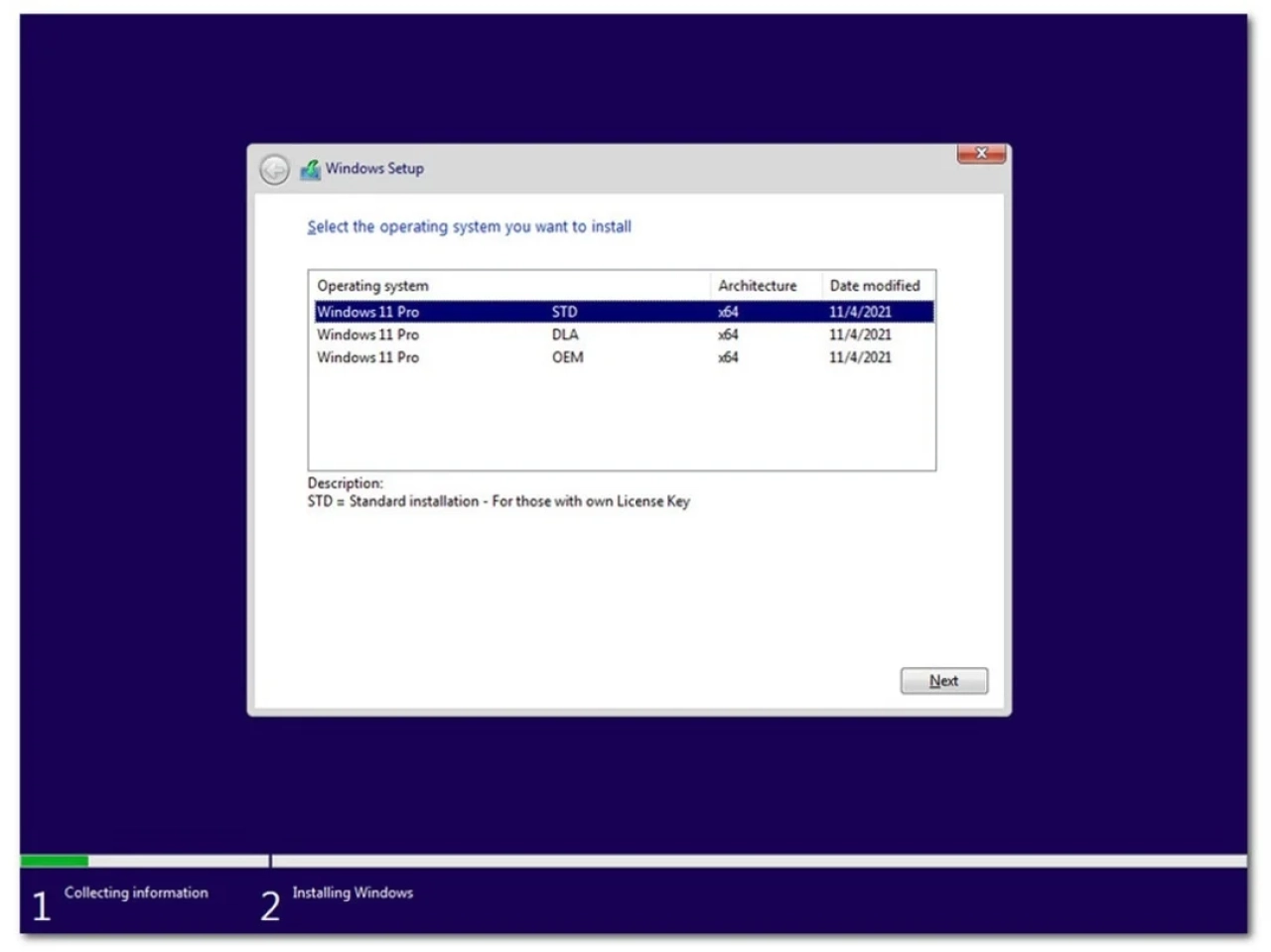 Screenshot #2 - Windows 11 Pro x64 3in1 21H2 Build 22000.708