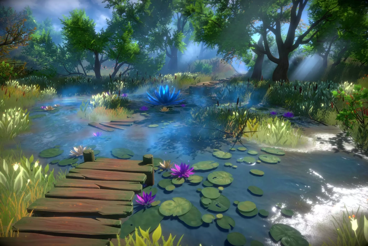 Screenshot #1 - Fantasy Environment - Summer Pond