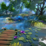 Screenshot #1 - Fantasy Environment - Summer Pond