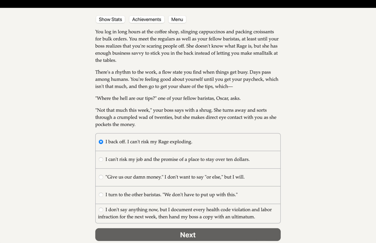 Screenshot #3 - Werewolf: The Apocalypse - The Book of Hungry Names