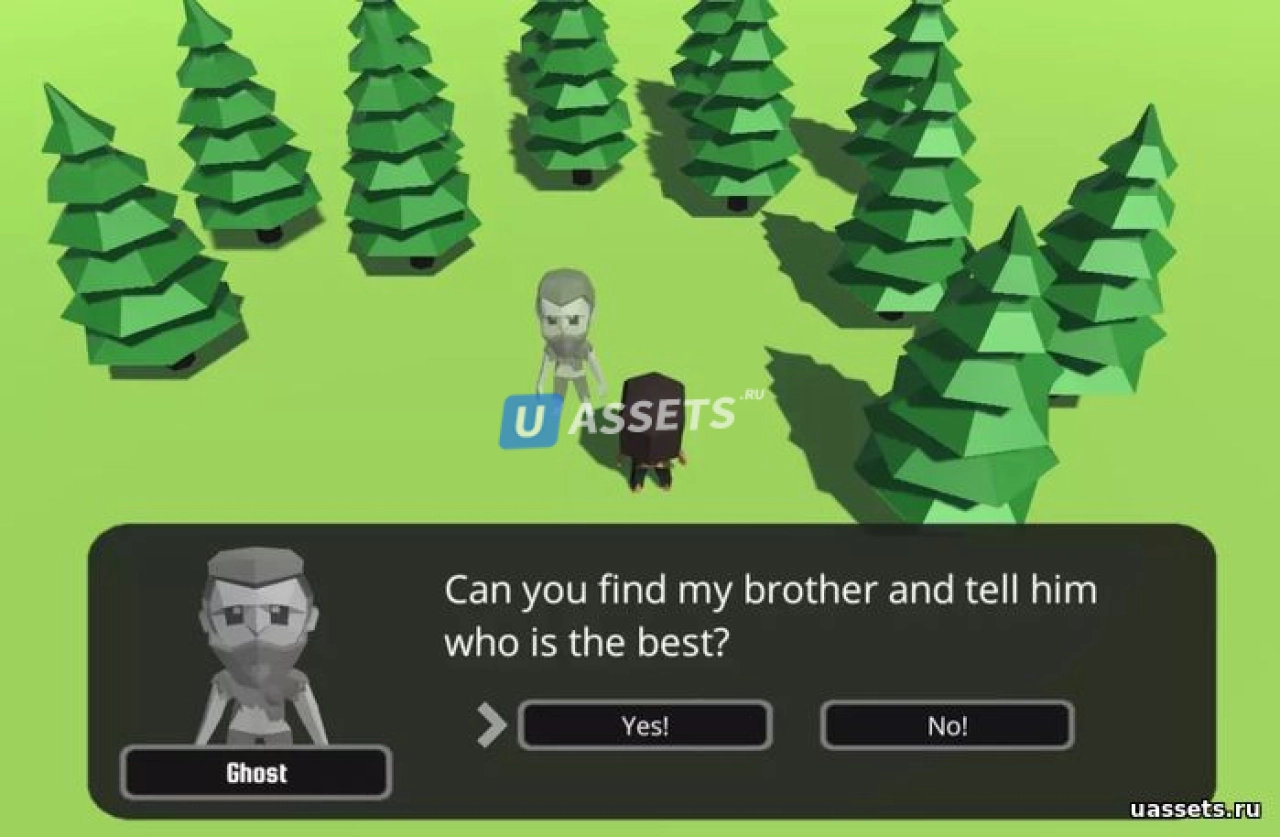 Screenshot #1 - Dialogue and Quests
